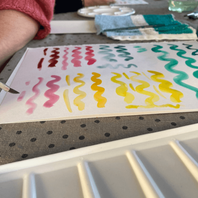 Atelier initiation aquarelle fleurie