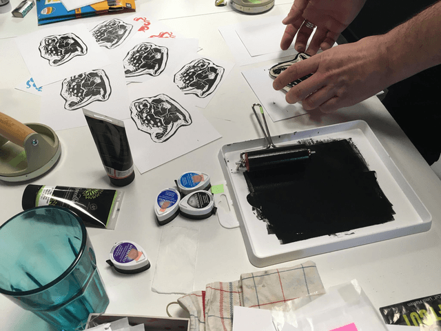 Atelier initiation à la linogravure