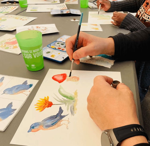 Atelier Aquarelle débutant/intermédiaire-23/10: 18h-20h